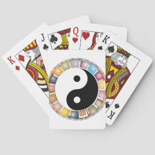 Yin-Yang-Ost-Asienphilosophie Spielkarten