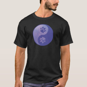 Yin Yang Paw Lila T - Shirt