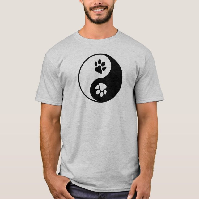 Yin Yang Paw T-Shirt (Vorderseite)