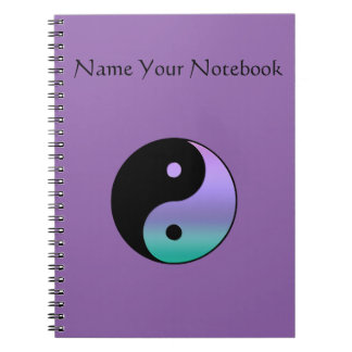 Yin-Yang personalisiertes Notizbuch, Notizblock