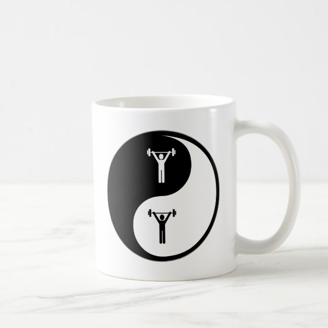 Yin Yang persönliches Training Tasse (Rechts)