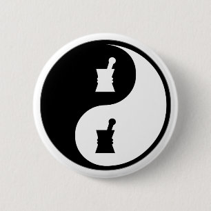 Yin Yang Pharmakologie Button