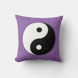 Yin Yang Pillow - Purple Kissen
