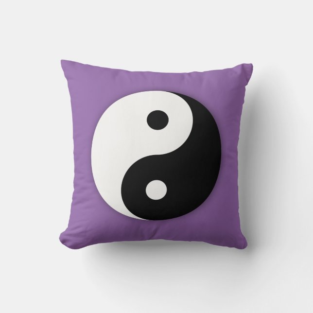 Yin Yang Pillow - Purple Kissen (Vorderseite)