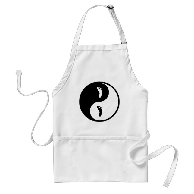 Yin Yang Podiatry Schürze (Vorne)