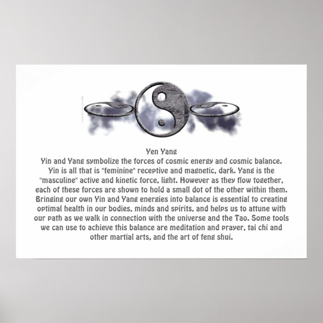 Yin Yang Poster (Vorne)