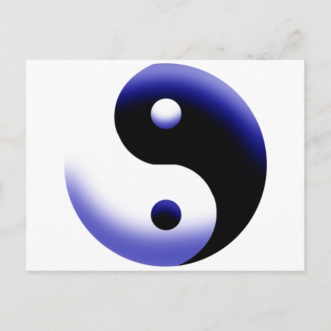 YIN YANG POSTKARTE (Vorderseite)