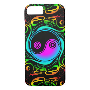 Yin Yang Psychedelic Rainbow Tattoo Case-Mate iPhone Hülle