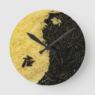Yin Yang Rice Kitchen Clock Runde Wanduhr