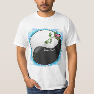 Yin-Yang-Rose Hochzeit T - Shirt