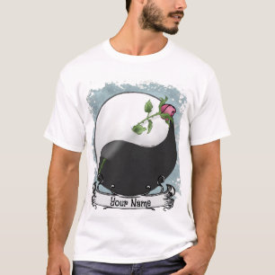 Yin-Yang-Rose Hochzeit T - Shirt