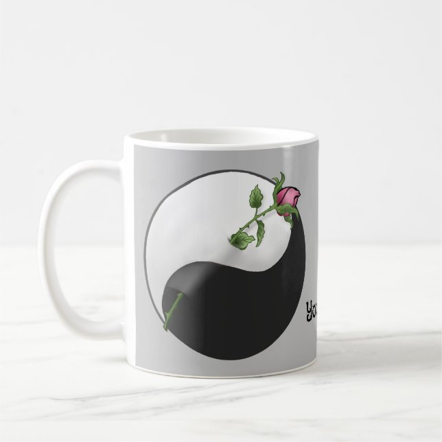 Yin Yang Rose Kaffeetasse (Links)