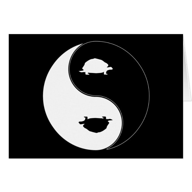 Yin Yang Schildkröte (Vorderseite (Horizontal))