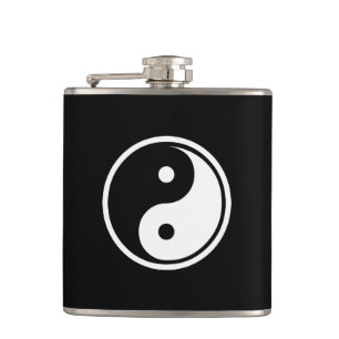 Yin Yang Sign Flachmann