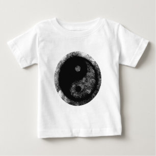 Yin Yang Silver Black The MUSEUM Zazzle Geschenke Baby T-shirt