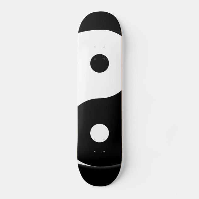 Yin Yang Skateboard (Vorderseite)