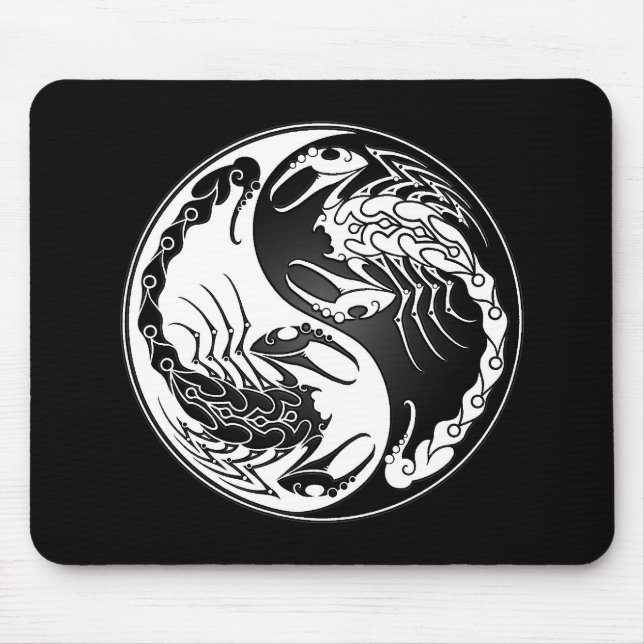 Yin Yang Skorpione Mousepad (Vorne)