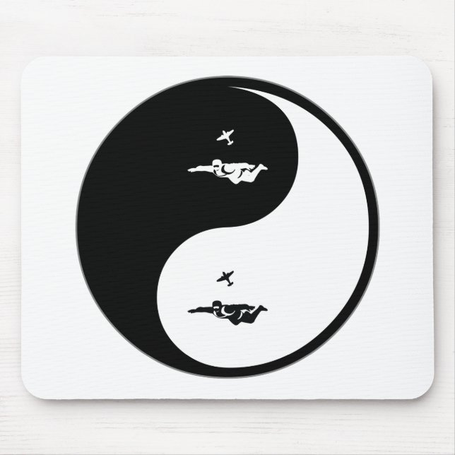 Yin Yang Skydiving Mousepad (Vorne)