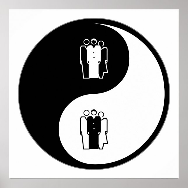 Yin Yang Soziologie Poster (Vorne)