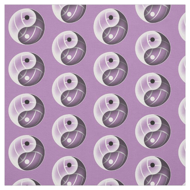 Yin Yang Sportvolleyball-Lavendel oder JEDE Farbe Stoff (Muster)