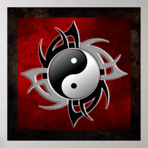 YIN YANG STAMMES- 3D POSTER