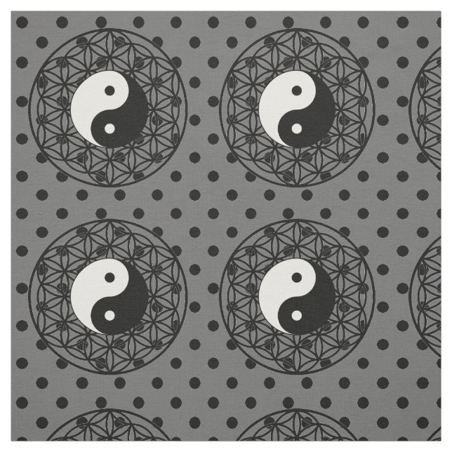 Yin Yang Stoff (Muster)