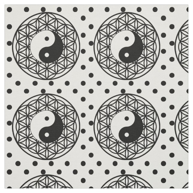 Yin Yang Stoff (Muster)