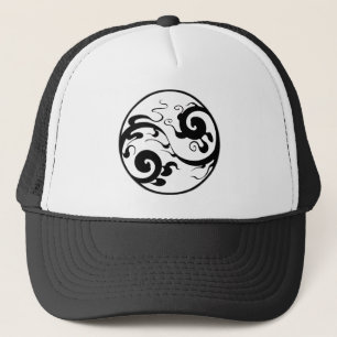 Yin-Yang Swirl Hat Truckerkappe