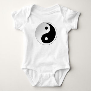 Yin Yang Symbol Baby Strampler