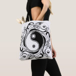 Yin & Yang Symbol Black and White Tattoo Style<br><div class="desc">Decorative Ying Yang Symbol Psychedelic Black and White Tattoo Style Art Design. Originally created with Hi Quality Vector Graphic Art Copyright BluedakArt TheChameleonArt.</div>