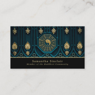 Yin & Yang Symbol, Buddhismus, Buddhismus Visitenkarte