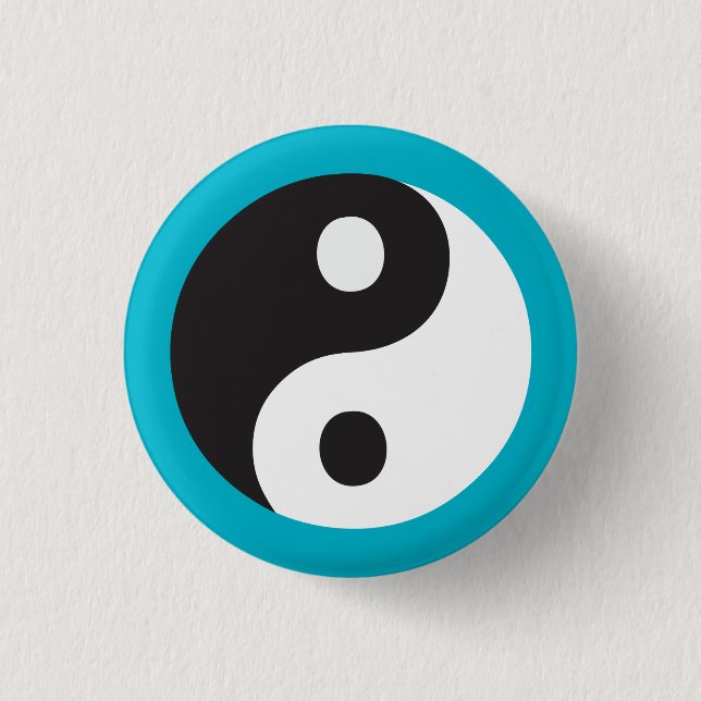 Yin Yang Symbol Button (Vorderseite)