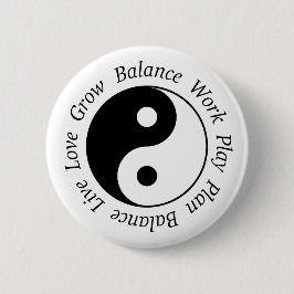 Yin Yang-Symbol Button
