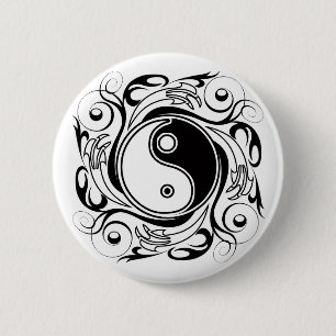 Yin & Yang Symbol Button