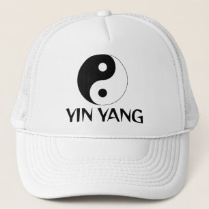 Yin Yang Symbol Design Hat Truckerkappe
