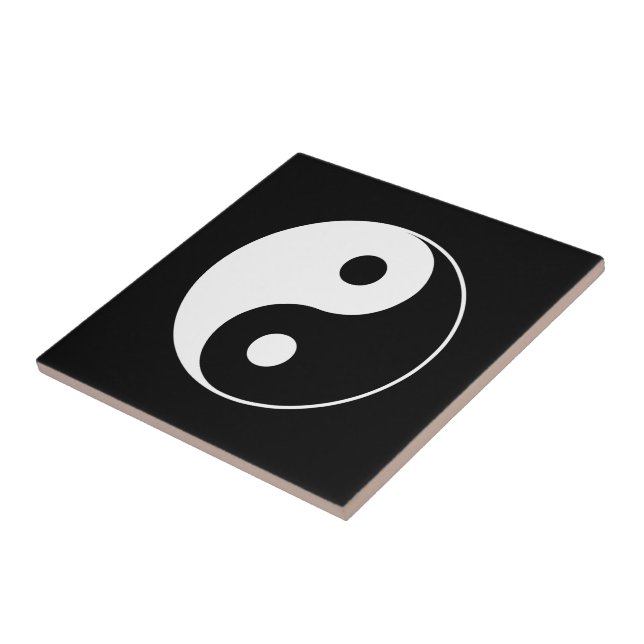 Yin Yang Symbol Fliese (Seite)