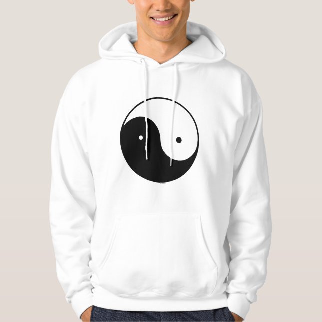 Yin Yang Symbol Hoodie (Vorderseite)