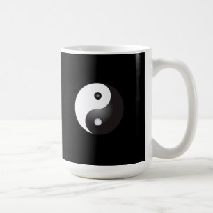 Yin Yang-Symbol: Kaffee-Tasse Tasse