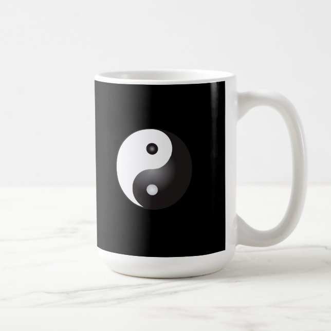 Yin Yang-Symbol: Kaffee-Tasse Tasse (Rechts)