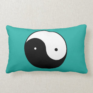 Yin Yang Symbol Lendenkissen