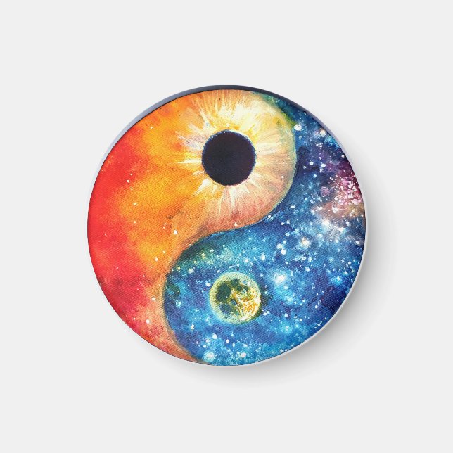 Yin-Yang-Symbol Magnet (Vorne)