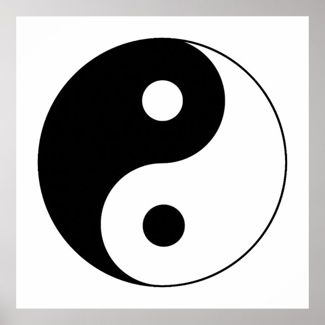 Yin / Yang Symbol Poster (Vorne)