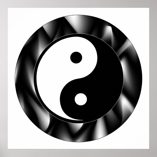 Yin Yang Symbol Poster (Vorne)