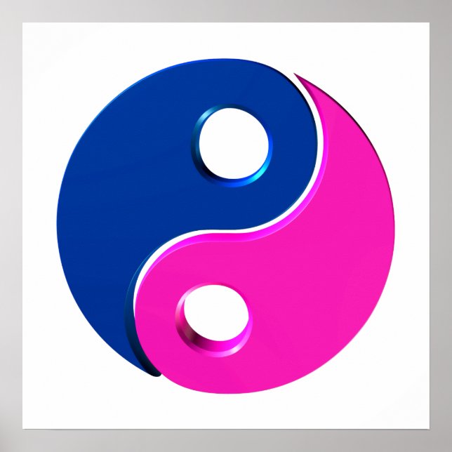 Yin Yang-Symbol Poster (Vorne)