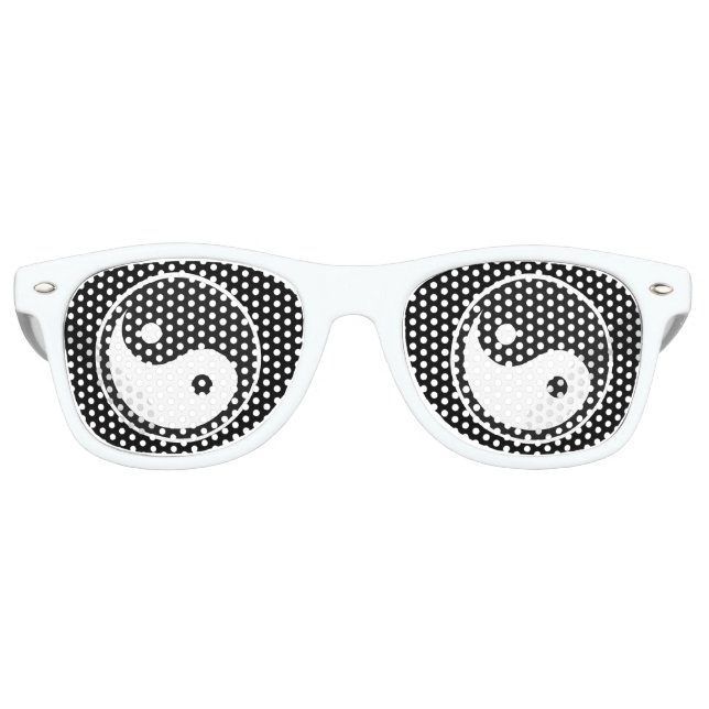 Yin Yang Symbol Retro Shades /fun Party Sonnenbril Partybrille (Vorderseite)