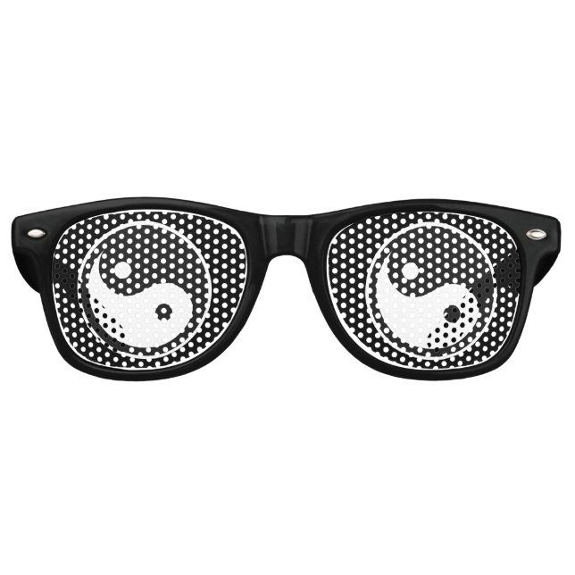 Yin Yang Symbol Retro Shades /fun Party Sonnenbril Partybrille (Vorderseite)