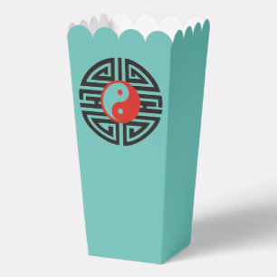 Yin Yang Symbol - rote schwarze Tätowierung Design Geschenkschachtel