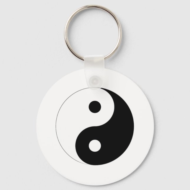 Yin-Yang-Symbol Schlüsselanhänger (Vorderseite)
