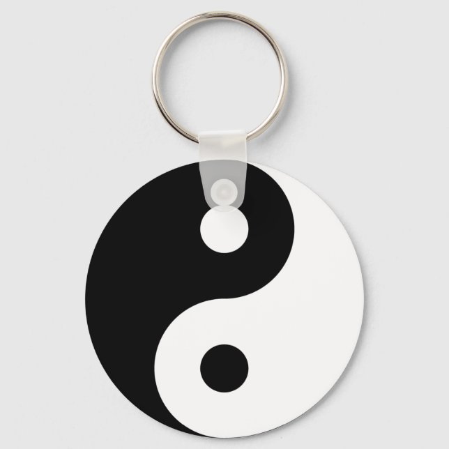 Yin Yang Symbol Schlüsselanhänger (Vorderseite)