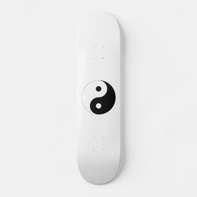 Yin-Yang Symbol Skateboard (Vorderseite)